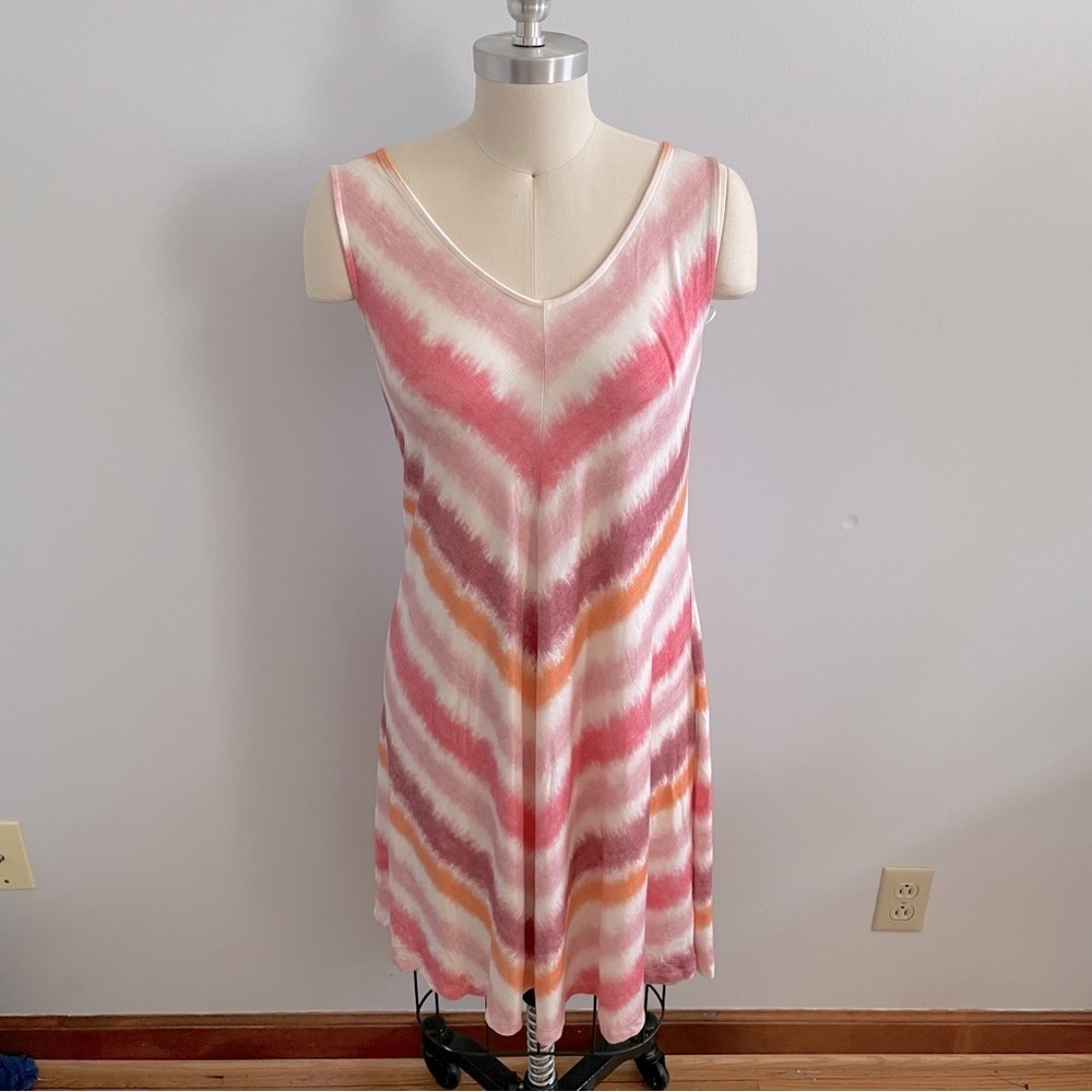 Style & Co Multicolored Tie-Dye Sleeveless Summer Dress- Size XS- NWOT